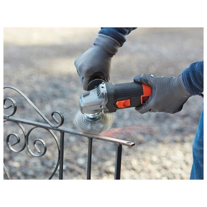 Meuleuse d'angle filaire - BLACK+DECKER - BEG220-QS - 900W - 125mm