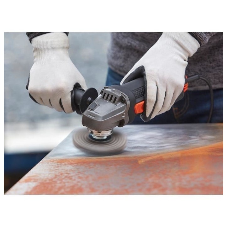 Meuleuse d'angle filaire - BLACK+DECKER - BEG220-QS - 900W - 125mm