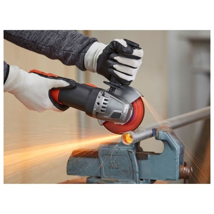 Meuleuse d'angle filaire - BLACK+DECKER - BEG220-QS - 900W - 125mm