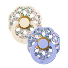 Sucette bébé - BIBS x Liberty - Boheme - Ronde - T2 - Caoutchouc nat