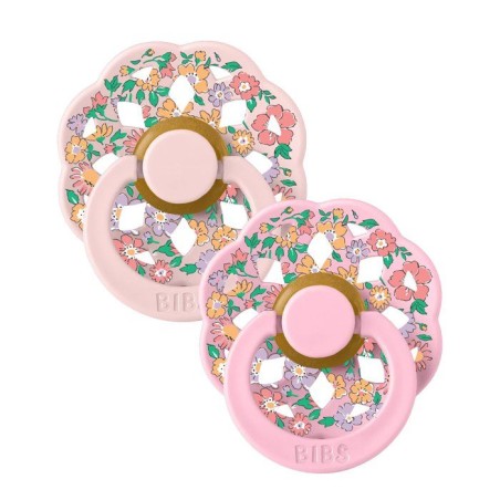 Sucette bébé - BIBS x Liberty - Boheme - Ronde - T1 - Caoutchouc nat
