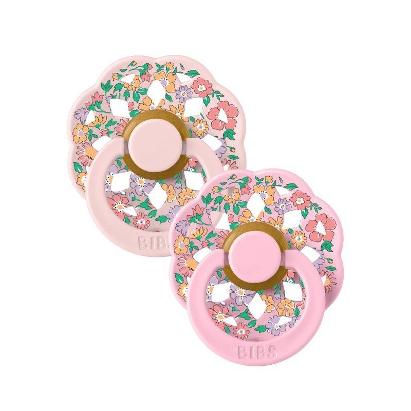 Sucette bébé - BIBS x Liberty - Boheme - Ronde - T2 - Caoutchouc nat