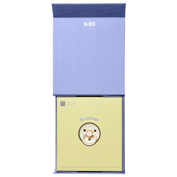 Coffret souvenir bébé - BIBS “Bébé est en route” - T1 - Ivory