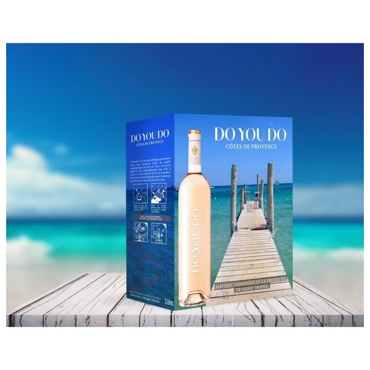 Double magnum Bag in Box Do You Do Côtes de Provence - Vin rosé de Provence-Alpes-Côte d'Azur