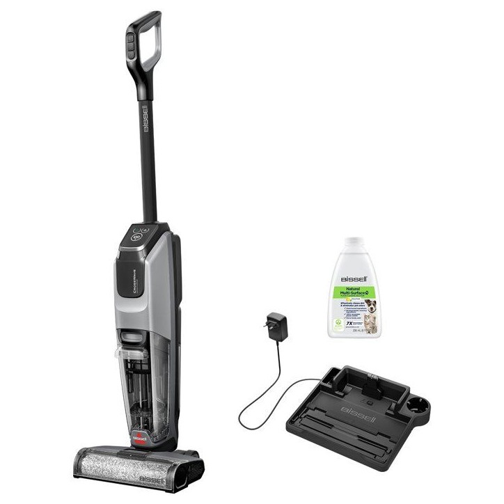 BISSELL CrossWave Omniforce - Aspirateur Balai Laveur sans Fil - Aspire & Lave en Meme Temps ou Mode Aspiration Uniquement