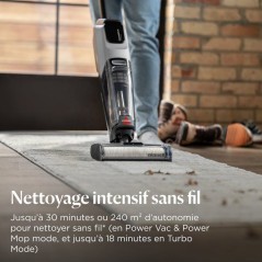BISSELL CrossWave Omniforce - Aspirateur Balai Laveur sans Fil - Aspir