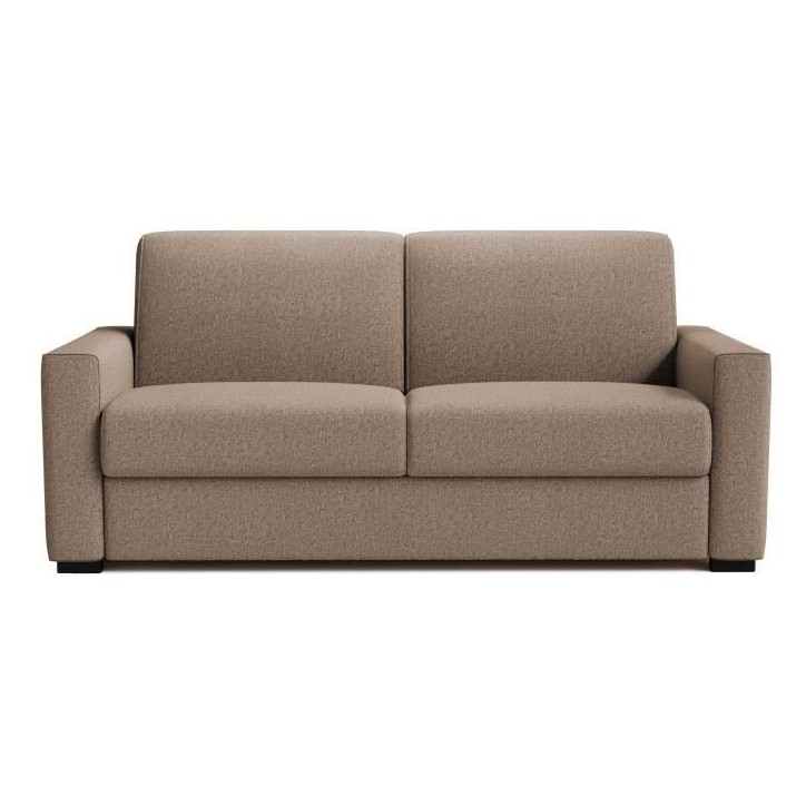 Canapé convertible express JOHN - 3 places - Tissu beige - 190 x 100 x 87 cm Canapé convertible express JOHN - 3 places - Tissu beige - 190 x 100 x 87 cm