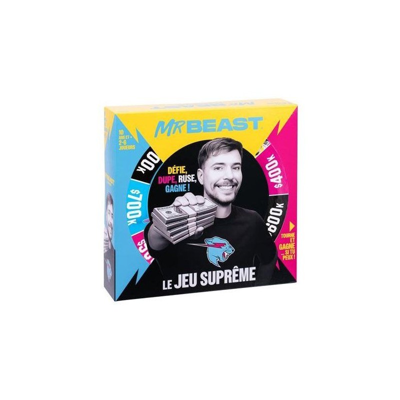 Jeu de société - MRBEAST - Jeu Supreme - Stratégie - Défis