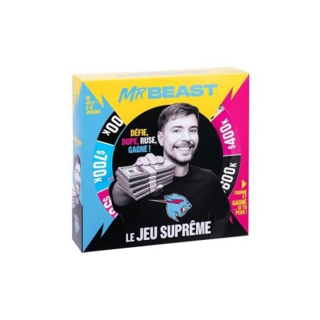 Jeu de société - MRBEAST - Jeu Supreme - Stratégie - Défis