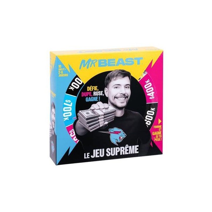 Jeu de société - MRBEAST - Jeu Supreme - Stratégie - Défis