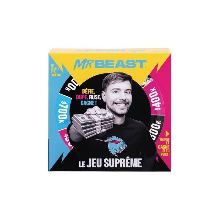 Jeu de société - MRBEAST - Jeu Supreme - Stratégie - Défis