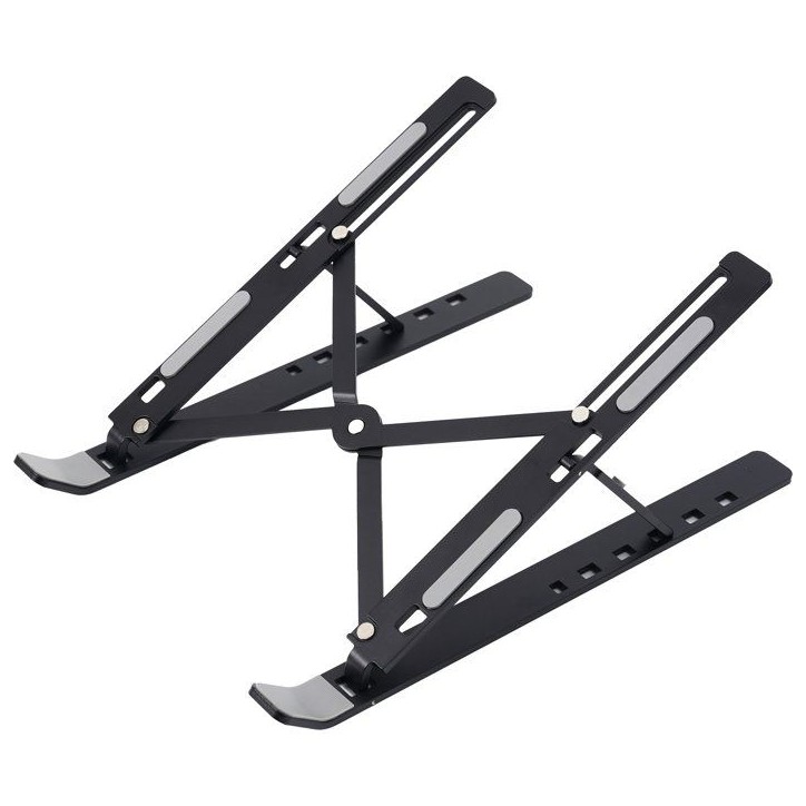 Support d'ordinateur portable - BLUESTORK - Pliable - Antidérapant - Aluminium Support d'ordinateur portable - BLUESTORK - Pliable - Antidérapant - Aluminium