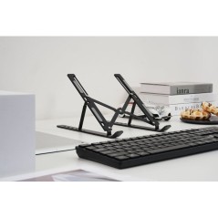Support d'ordinateur portable - BLUESTORK - Pliable - Antidérapant -