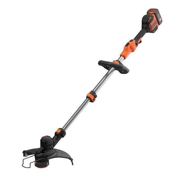 Coupe-bordure électrique BLACK+DECKER - BCSTE636L1-QW - 36V - 33cm - Avec batterie 36V - tete pivotante - tube télescopique Coupe-bordure électrique BLACK+DECKER - BCSTE636L1-QW - 36V - 33cm - Avec batterie 36V - tete pivotante - tube télescopique
