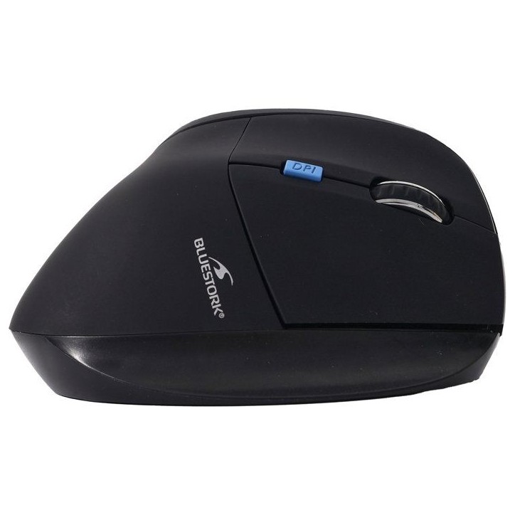 Souris Ergonomique Sans Fil - BLUESTORK - ERGO - Rechargeable - PC/MAC - Noir&touch blue