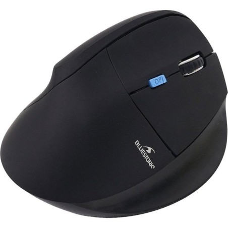 Souris Ergonomique Sans Fil - BLUESTORK - ERGO - Rechargeable - PC/MAC - Noir&touch blue