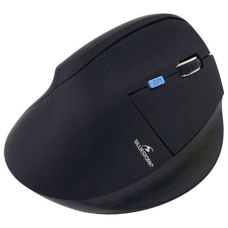 Souris Ergonomique Sans Fil - BLUESTORK - ERGO - Rechargeable - PC/MAC - Noir&touch blue
