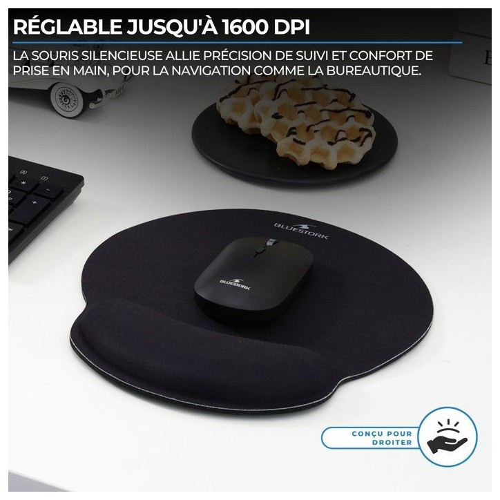 Pack clavier souris sans fil - ULTRA FIN - BLUESTORK - PACK-WL-OFFSLIM/FR - AZERTY