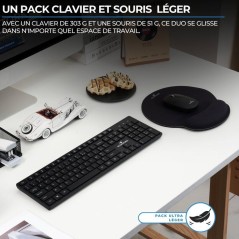Pack clavier souris sans fil - ULTRA FIN - BLUESTORK - PACK-WL-OFFSLIM
