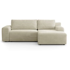 Canapé d'angle convertible réversible - 5 places - BOMBEY - Velours
