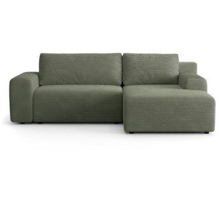 Canapé d'angle convertible réversible - 5 places - BOMBEY - Velours