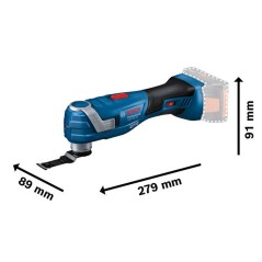 Outil oscillant 18V GOP 18V-34 (Sans batteri ni chargeur) + kit access
