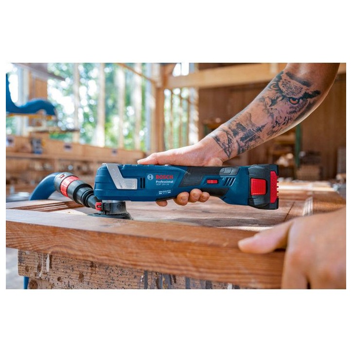 Outil oscillant 18V GOP 18V-34 (Sans batteri ni chargeur) + kit accessoires en coffret L-BOXX - BOSCH - 06018G2002