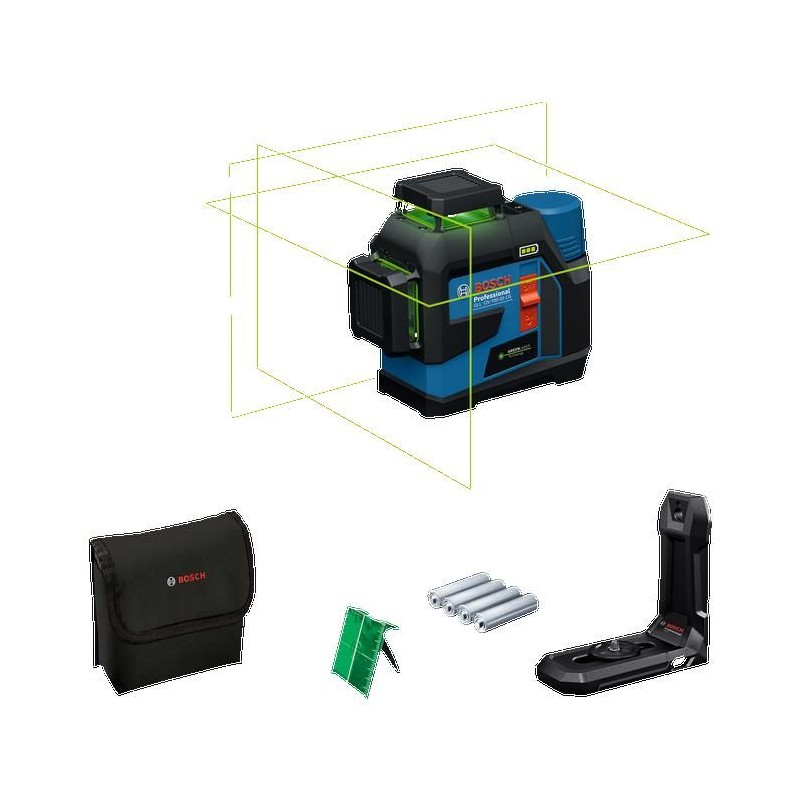 Laser - BOSCH PROFESSIONAL - GLL 12V-100-33 CG - 3 lignes laser vertes