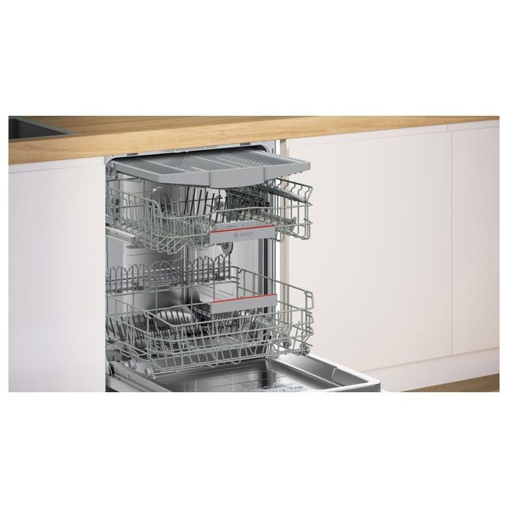 Lave-vaisselle tout encastrable BOSCH SMV6ZCX10E SER6 - 14 couverts - Induction - L60cm - 40dB - Classe B