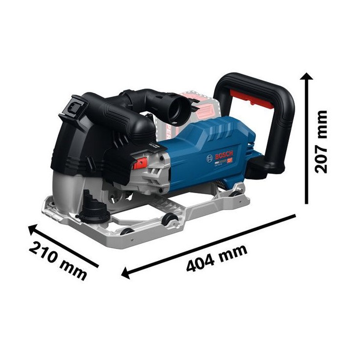 Rainureuse a béton BOSCH PROFESSIONAL - GNF18V-40 - Coupe 2 mm – 3,9 cm - Avec pieces + outil de fendage + 2 disques