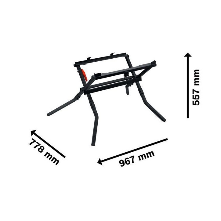 Outil et support de travail BOSCH PROFESSIONAL - GTA 571 - Jusqu'a 85kg