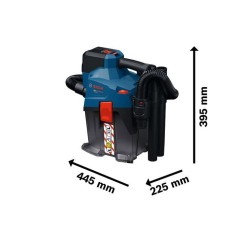 Aspirateur sans fil BOSCH PROFESSIONAL - GAS18V-6LS - 18 V - 4,5L - 30