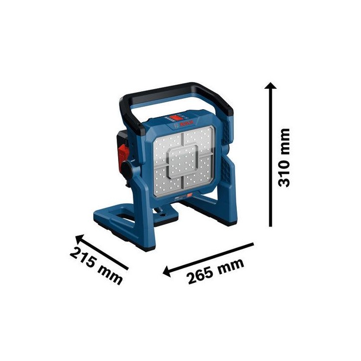 Projecteur de chantier sans-fil BOSCH PROFESSIONAL - GLI 18V-5000 - 18V - 5000 lm - Sans batterie ni chargeur