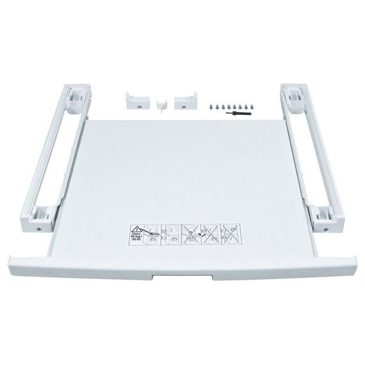 Kit de superposition BOSCH WTZ11400 - Plateau coulissant - L60cm - Blanc