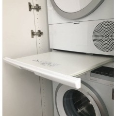 Kit de superposition - BOSCH - WTZ27400 - Avec plateau coulissant - 60 cm - Blanc