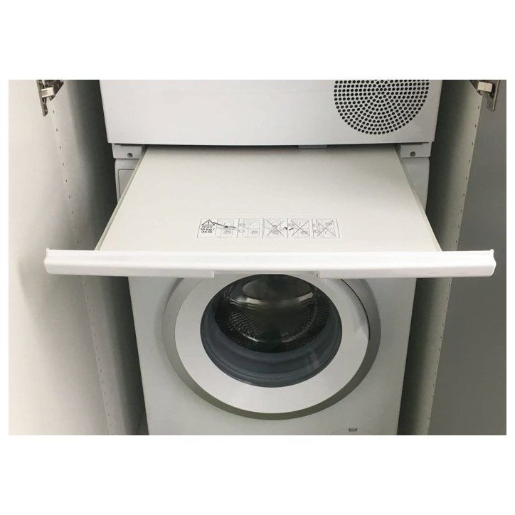 Kit de superposition - BOSCH - WTZ27400 - Avec plateau coulissant - 60 cm - Blanc