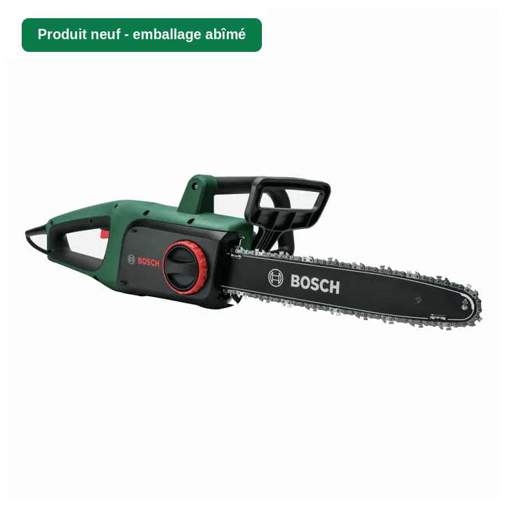 [Produit neuf - emballage abîmé] Tronçonneuse Bosch - UniversalChain 40 (1800W, coupe 40cm , vitesse de chaîne12 m/s) + cha