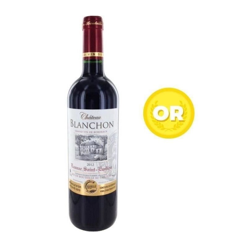 Château Blanchon 2012 Lussac Saint Emilion - Vin de Bordeaux Château Blanchon 2012 Lussac Saint Emilion - Vin de Bordeaux