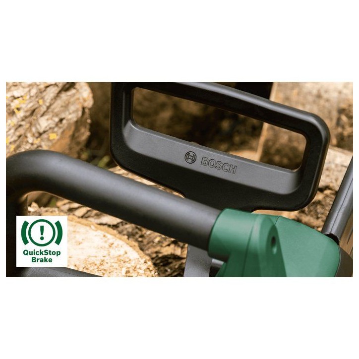[Produit neuf - emballage abîmé] Tronçonneuse Bosch - UniversalChain 40 (1800W, coupe 40cm , vitesse de chaîne12 m/s) + huil