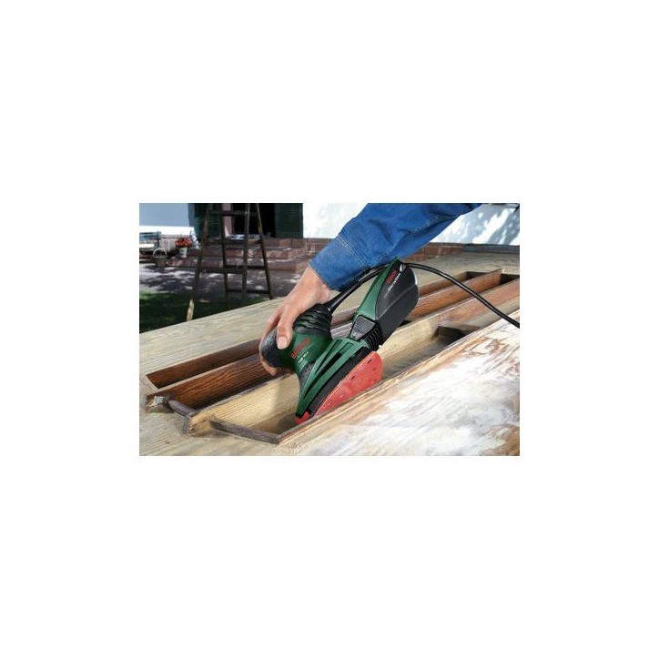 [Produit neuf - emballage abîmé] Ponceuse multi BOSCH PSM 160 A - Puissante et polyvalente - Ponçage et polissage - 25 abrasi