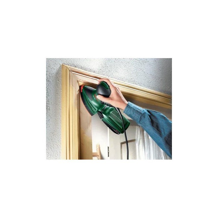 [Produit neuf - emballage abîmé] Ponceuse multi BOSCH PSM 160 A - Puissante et polyvalente - Ponçage et polissage - 25 abrasi