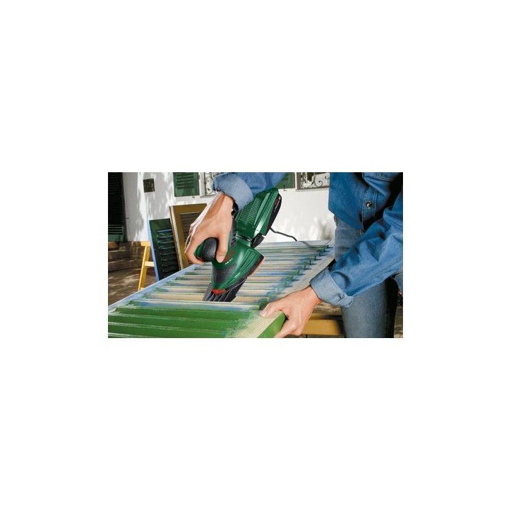 [Produit neuf - emballage abîmé] Ponceuse multi BOSCH PSM 160 A - Puissante et polyvalente - Ponçage et polissage - 25 abrasi