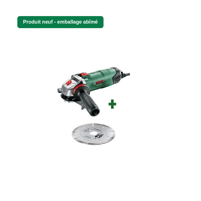 [Produit neuf - emballage abîmé] Meuleuse a main Bosch - PWS 850-125