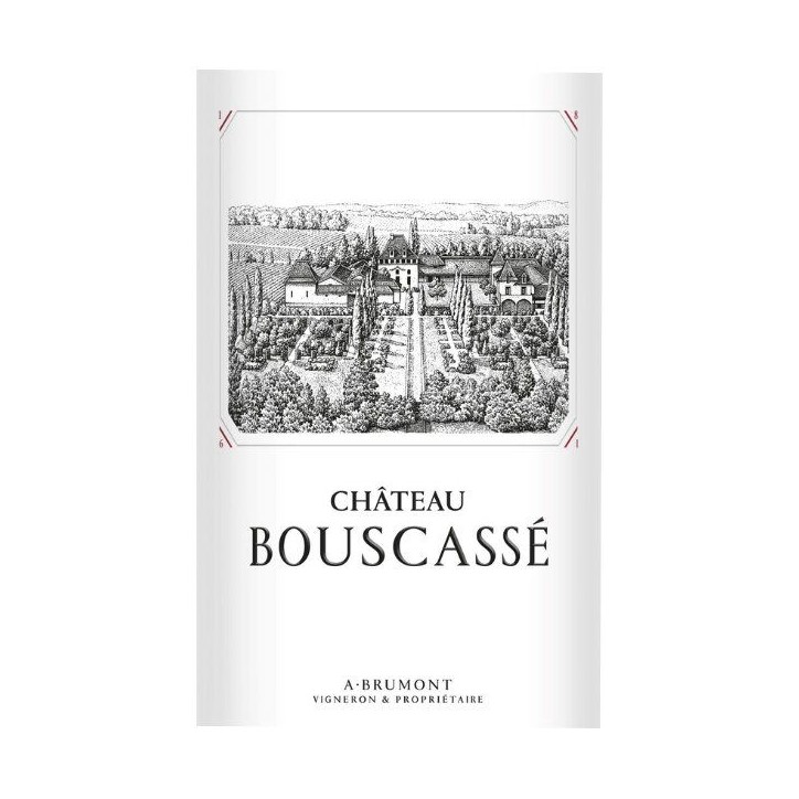 A. Brumont Château Bouscassé 2020 Madiran - Vin rouge du Sud-Ouest