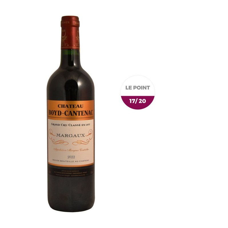 Château Boyd-Cantenac 2022 Margaux - Vin rouge de Bordeaux