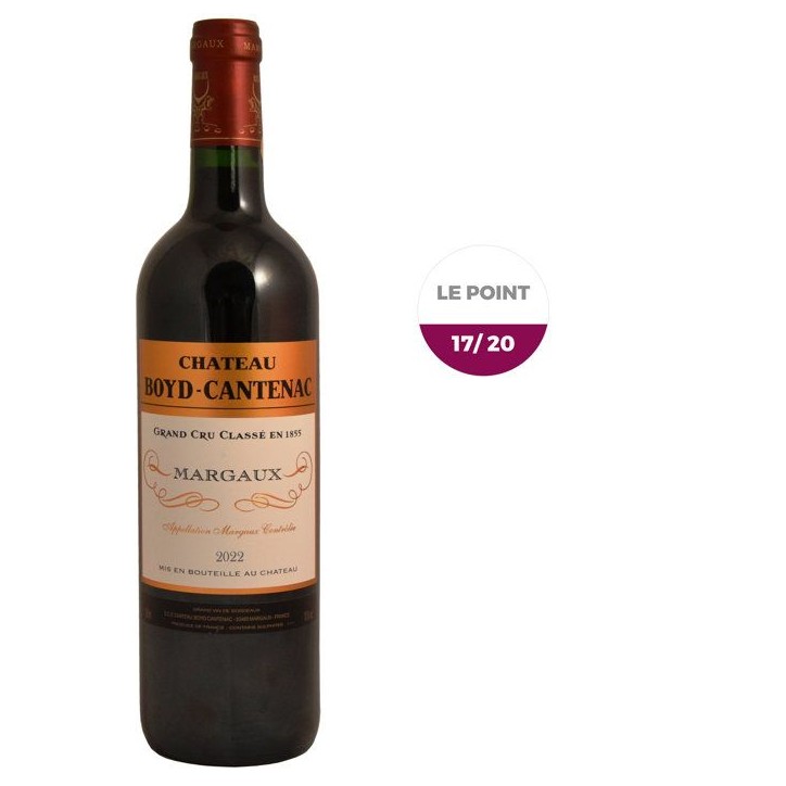 Château Boyd-Cantenac 2022 Margaux - Vin rouge de Bordeaux