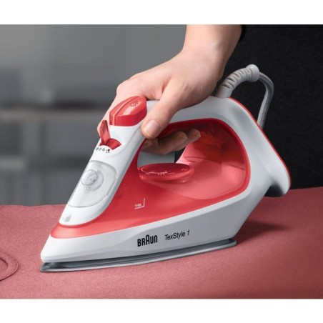 Fer vapeur - BRAUN - SI1019RD - Anti-calcaire - Débit vapeur 25 g/min