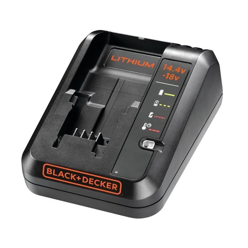 Chargeur de batterie 14,4V et 18V - BLACK+DECKER - BDC1A-QW