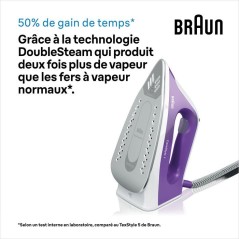 Centrale vapeur CareStyle 1 - BRAUN - IS1014VI - 6 bar - 1,5 L - Viole