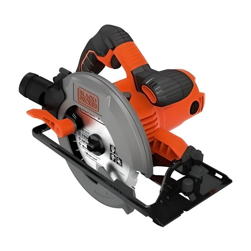 Scie circulaire filaire - BLACK+DECKER - CS1550-QS - 1500W - profondeu